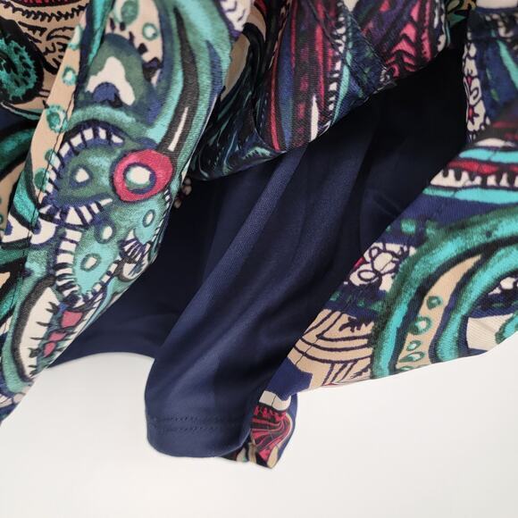 NEW Pink Owl Women's Sleeveless Paisley Print Dress‎ Size S - Picture 7 of 10